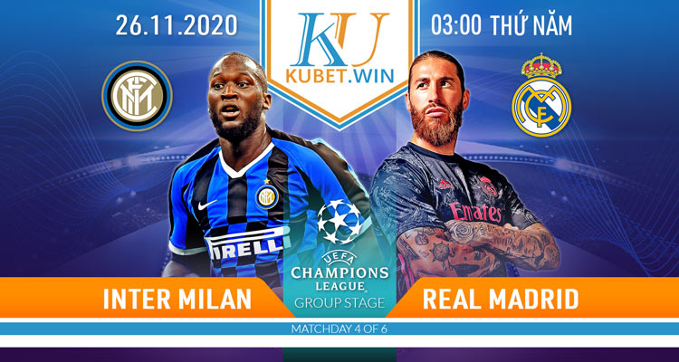 soi kèo Inter Milan vs Real Madrid 26/11/2020 - Champion league