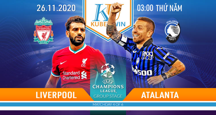 soi kèo Liverpool vs Atalanta 26/11/2020 - cup C1 Châu Âu