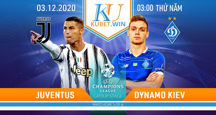 soi kèo Juventus vs Dynamo 3/12/2020 - champion league